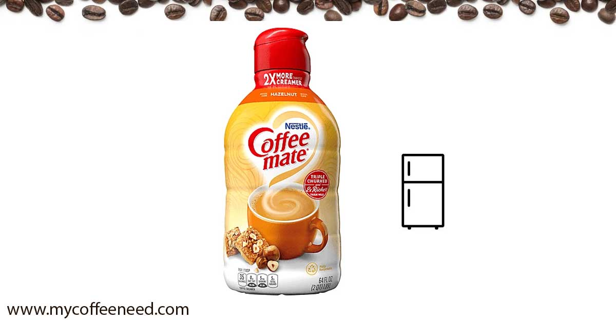 does coffee mate need to be refrigerated